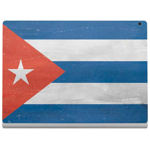 Cuban Flag Distressed Surface Book 2 15in Skin